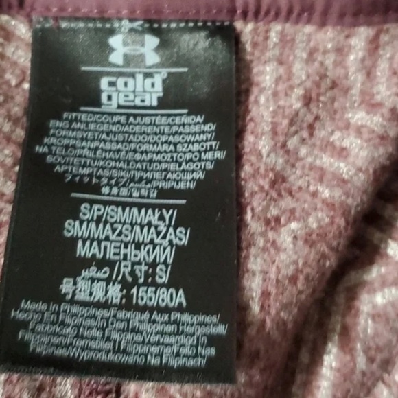 Under Armour Womens Sleeveless Collared Full Zip Outdoor Vest Burgundy Sz Small - Picture 7 of 9